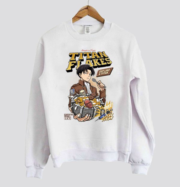 Titan Flakes ( Shingeki no Kyojin ) Pullover Sweatshirt SN