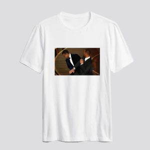Will Smith hits Chris Rock on Oscars stage T shirt SN