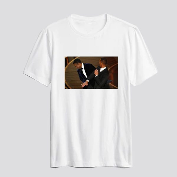 Will Smith hits Chris Rock on Oscars stage T shirt SN