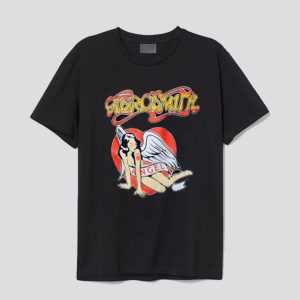 1987 Aerosmith Permanent Vacation T Shirt SN