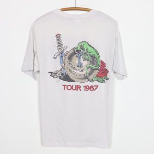 1987 Aerosmith Permanent Vacation Tour T Shirt SN