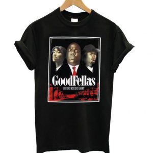 3Forty Inc Mens Tupac Biggie Eazy-E Goodfellas T shirt SN