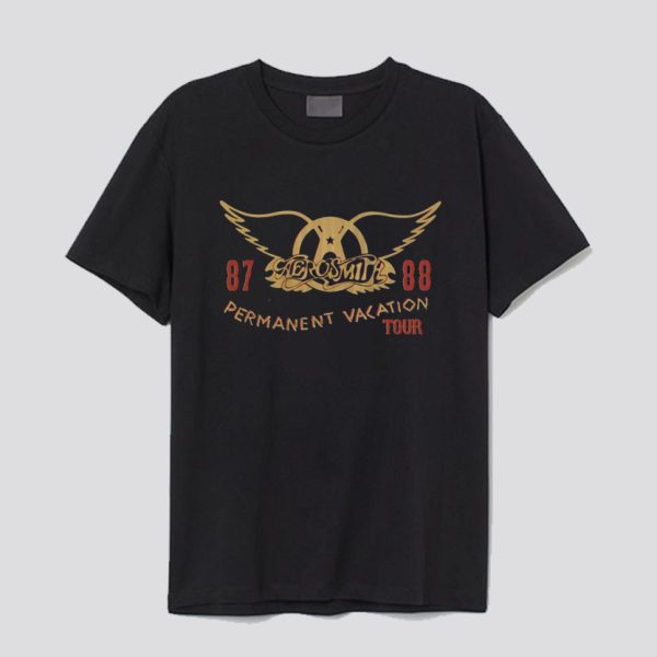 Aerosmith Permanent Vacation Tour T-Shirt SN