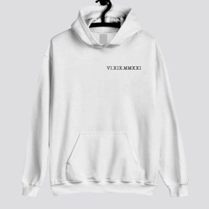 Anniversary Roman Date Hoodie SN