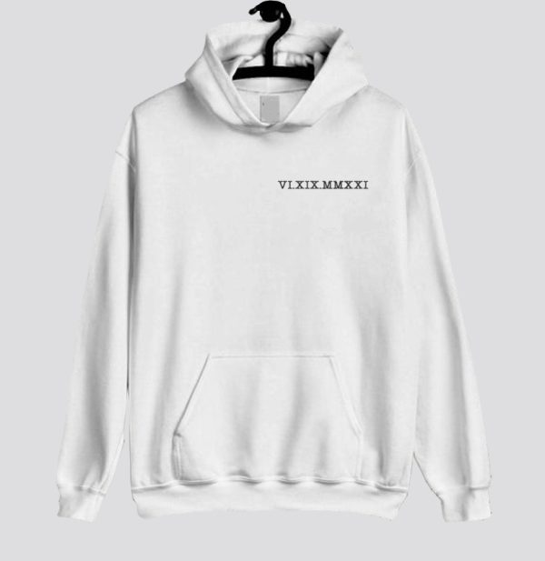 Anniversary Roman Date Hoodie SN