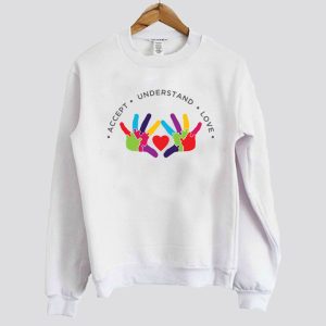 Autism Support - Accept Understand Love Sweatshirt SN