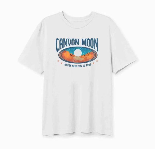 Canyon Moon Never Seen Sky So Blue T-shirt SN