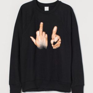 Fuck You Hand Sign Sweatshirt SN