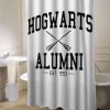 Hogwarts alumni harry potter shower curtain SN