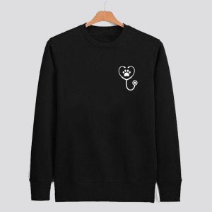 Stethoscope Paw Pocket Sweatshirt SN