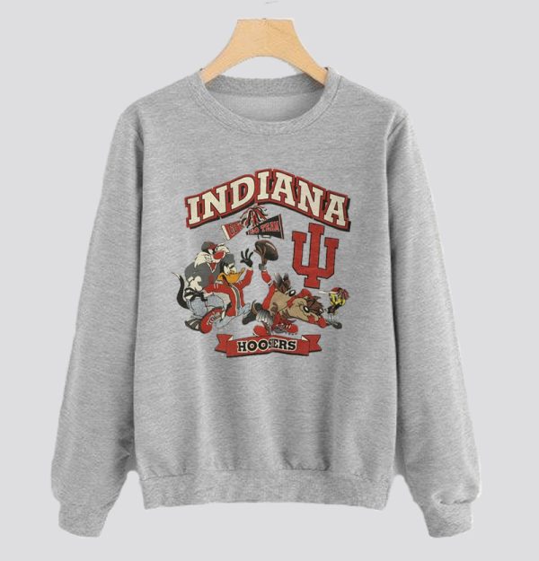 Vintage NCAA Indiana Hoosiers Looney Tunes sweatshirt SN