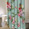 Vintage flower shower curtain SN
