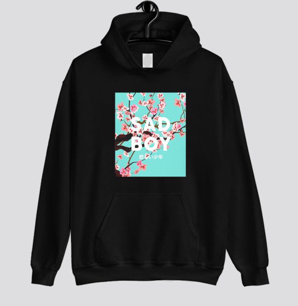 Aesthetic Flower Sad Boy Hoodie SN