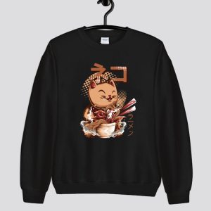 Cat Ramen Noodles Sweatshirt SN