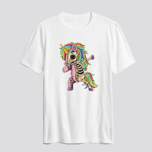 Dabbing Zombie Unicorn T Shirt SN