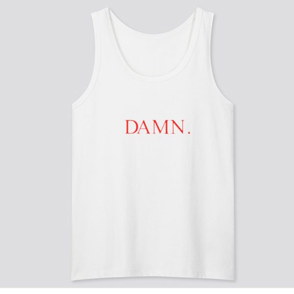 Merch Tour Kendrick Lamar Damn Tank Top SN