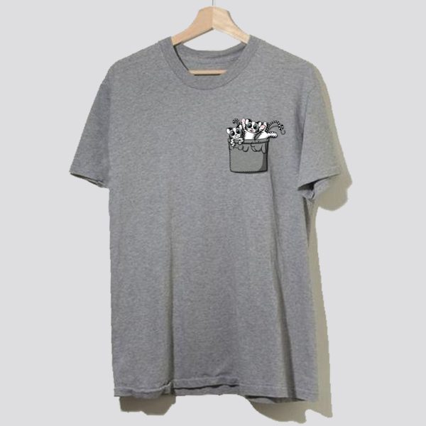 Pocket White Tigers T Shirt SN