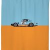 Porsche 911R Gulf Racing Shower Curtain SN