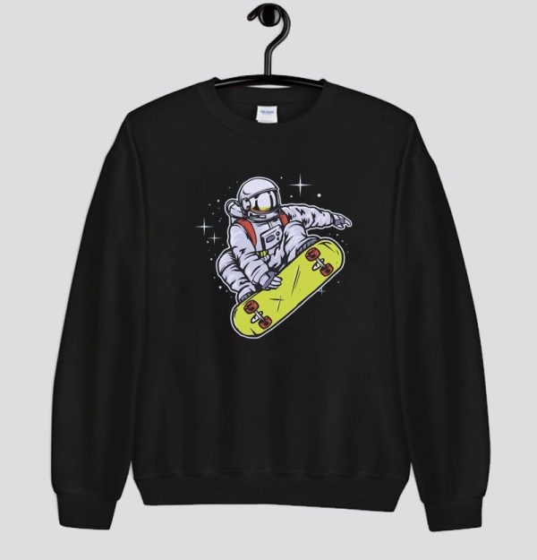 Skateboarder Astronaut Sweatshirt SN