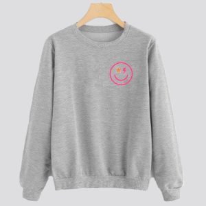 Smile Face Lightening Bolt sweatshirt SN