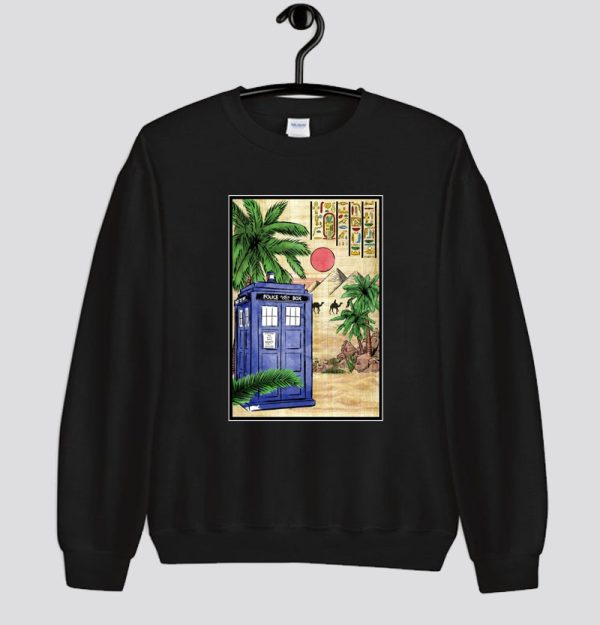 Tardis in Egypt Sweatshirt SN