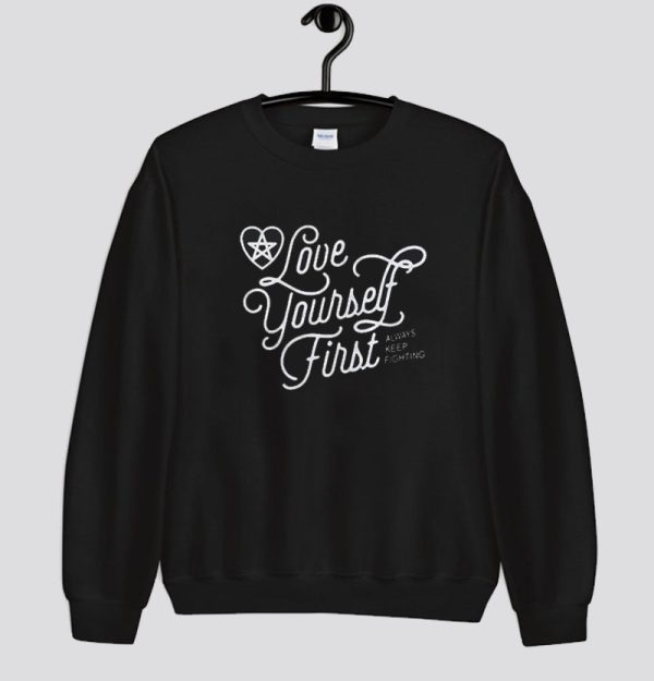 Vintage Love Yourself First Sweatshirt SN