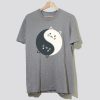 Yin Yang Cats T Shirt SN
