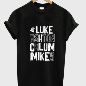 # luke anshton calum mikey T shirt SN