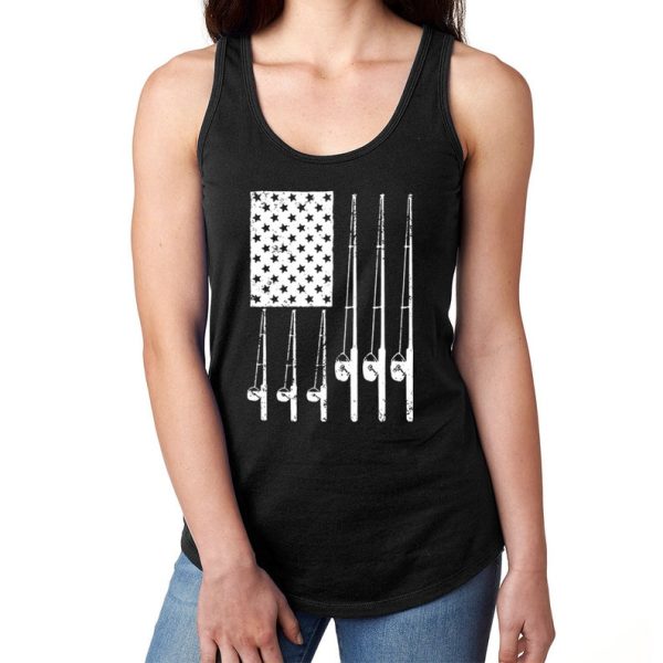 American Fishing Rods Flag tank top SN