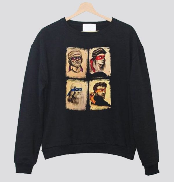 Donatello Raphael Leonardo Michelangelo Sweatshirt SN