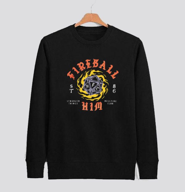 Eddie Munson Things Season Hellfire Club Sweatshirt SN