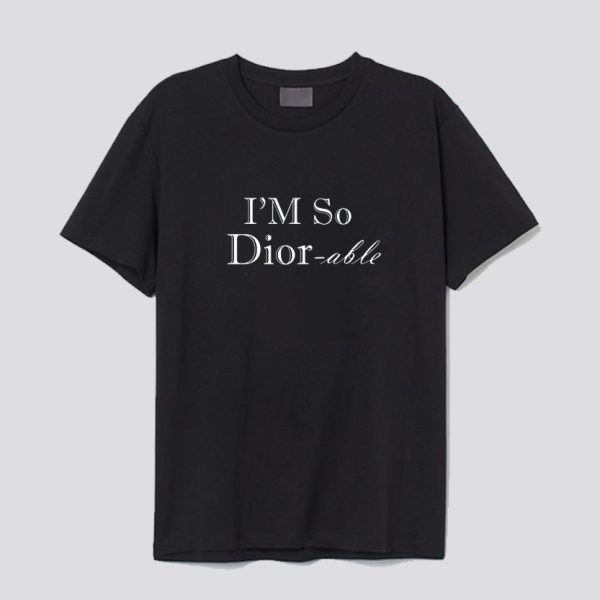 Iam So DIORable T-Shirt SN