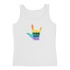team LGBT rainbow love hand sign tank top SN