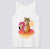 Chillin Flamingo Tiger Tank Top SN