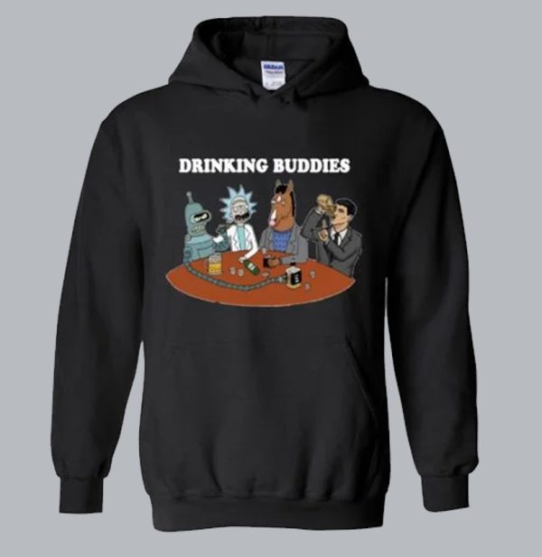 Friends Rick Sanchez Drinking Buddies Hoodie SN