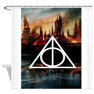Harry Potter Deathly Hallows Shower Curtain SN