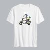 Snoopy and Woodstock on a Vespa t-shirt SN