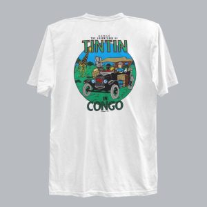 Tin Tin in the Congo t-shirt Back SN