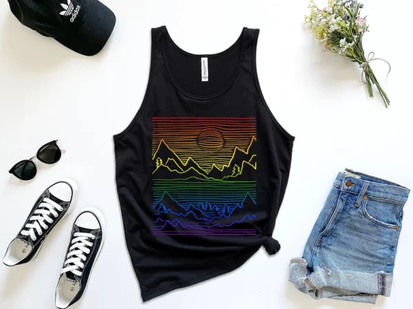 Abstract Pride Landscape Tank Top SN