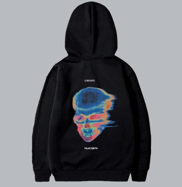 Colorful Skeleton Hoodie Back SN