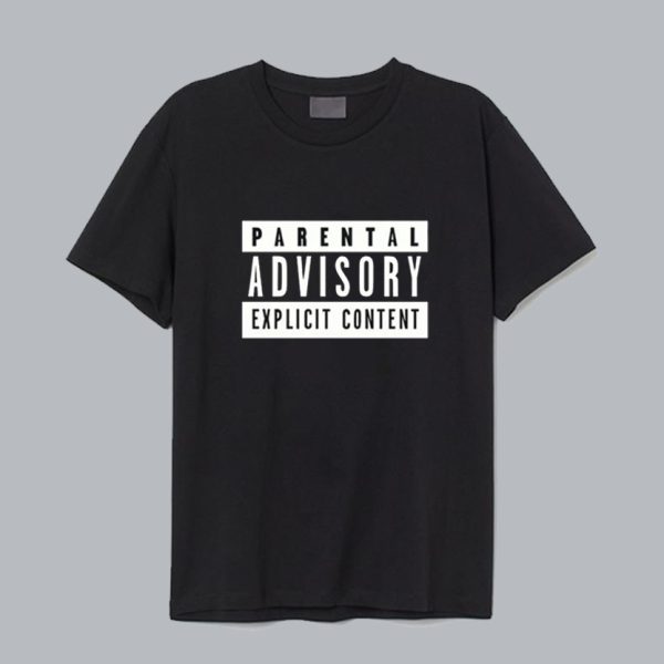 Parental Advisory Black T-Shirt SN