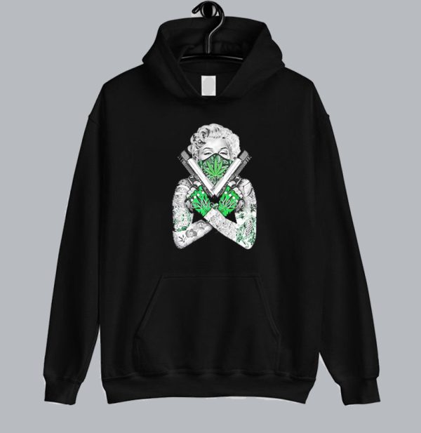 Sexy Gun Marilyn Monroe Gangster Hoodie SN