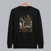 Tis The Season to be Creepy Skeletons And Pumpkins Halloween Sweatshirt SN