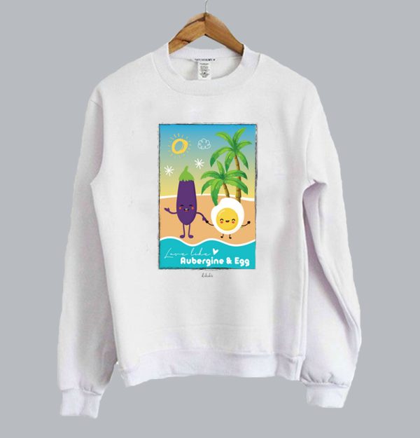 Auberine & Egg Love Art Sweatshirt SN