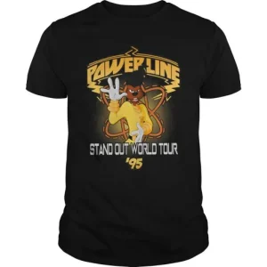 Disney A Goofy Movie Powerline World Tour T-Shirt SN