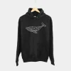 Geometric Whale Hoodie SN