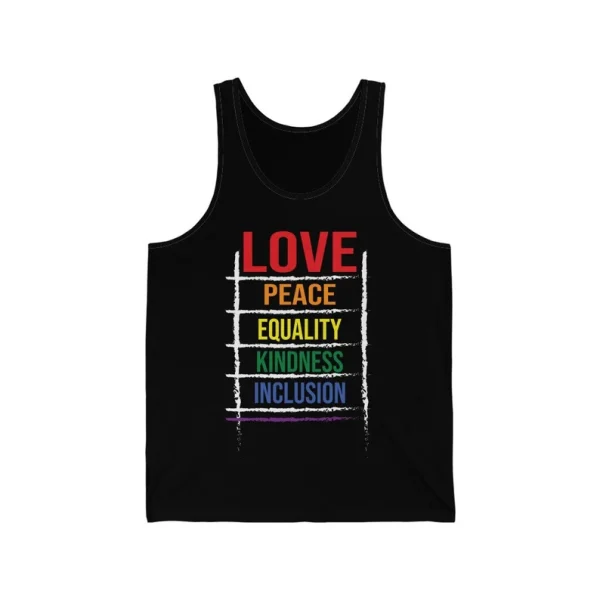 Love Peace Equality Rainbow Tank Top SN