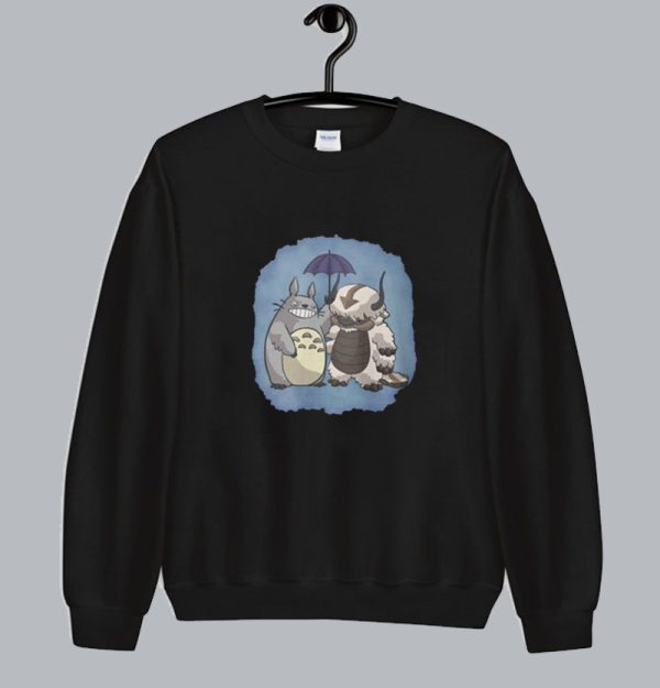 Totoro and Appa sweatshirt SN