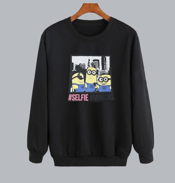 Vintage Graphic Selfie Minion Sweatshirt SN