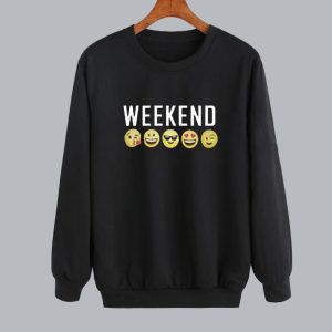 Weekend Emoji sweatshirt SN